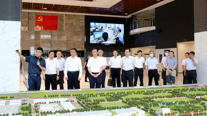 省委常委、副省長王健來集團調研沈陽航空動力產(chǎn)業(yè)園項目